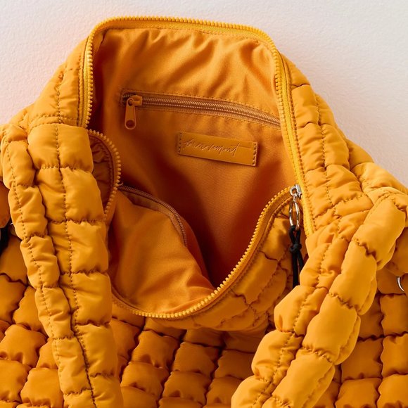 Free People FP Movement Quilted Carryall - Golden Sunrise - Picture 5 of 5